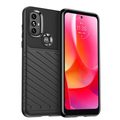 Чехол Thunder Case flexible armored cover для Motorola Moto G Power 2022, чёрный цена и информация | Чехлы для телефонов | kaup24.ee