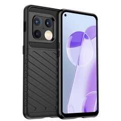 Thunder Case flexible armored cover for OnePlus 10 Pro black цена и информация | Чехлы для телефонов | kaup24.ee