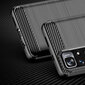 Carbon Case Flexible Cover Sleeve for Xiaomi Redmi Note 11 black цена и информация | Telefoni kaaned, ümbrised | kaup24.ee