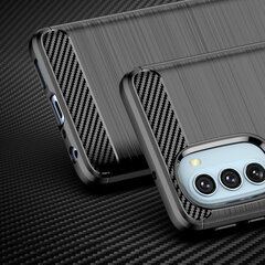 Carbon Case Flexible Cover Sleeve Motorola Moto G51 5G black hind ja info | Telefoni kaaned, ümbrised | kaup24.ee