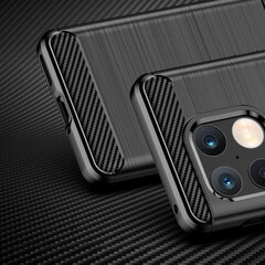 Carbon Case Flexible cover for OnePlus 10 Pro black hind ja info | Telefoni kaaned, ümbrised | kaup24.ee