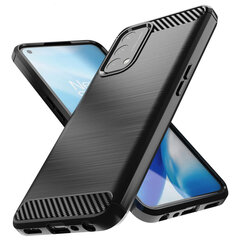 Carbon Case Flexible cover for OnePlus Nord N200 5G black hind ja info | Telefoni kaaned, ümbrised | kaup24.ee