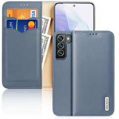 Dux Ducis Hivo Leather Flip Cover Genuine Leather Wallet For Cards And Documents Samsung Galaxy S22 + (S22 Plus) Blue (Light blue || Niebieski) цена и информация | Чехлы для телефонов | kaup24.ee