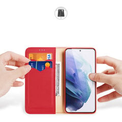 Dux Ducis Hivo Leather Flip Cover Genuine Leather Wallet For Cards And Documents Samsung Galaxy S22 + (S22 Plus) Red (Red) цена и информация | Чехлы для телефонов | kaup24.ee