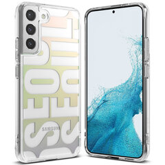 Ringke Fusion Design Armored Case Cover with Gel Frame for Samsung Galaxy S22 + (S22 Plus) transparent (Seoul) (F593R89) (Przezroczysty (Seoul)) hind ja info | Telefoni kaaned, ümbrised | kaup24.ee