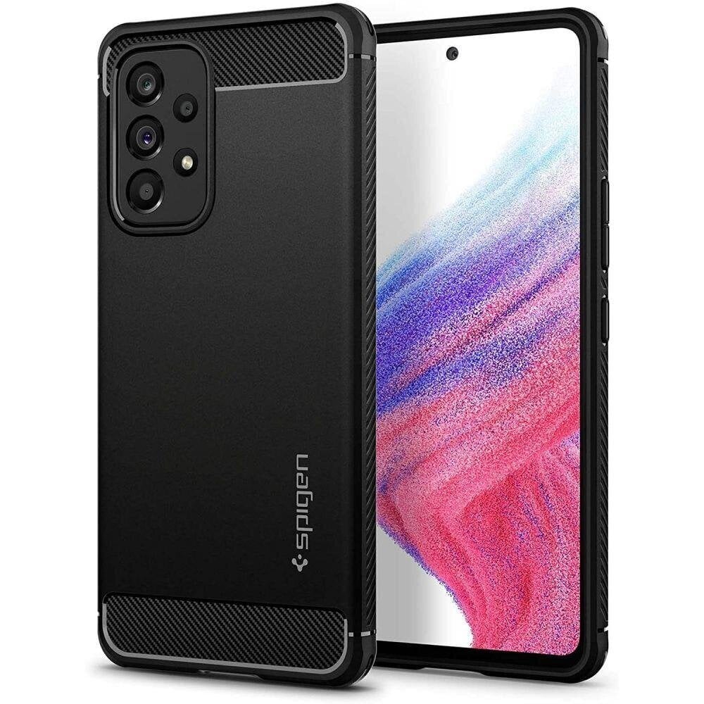 SPIGEN RUGGED ARMOR GALAXY A53 5G MATTE BLACK hind ja info | Telefoni kaaned, ümbrised | kaup24.ee