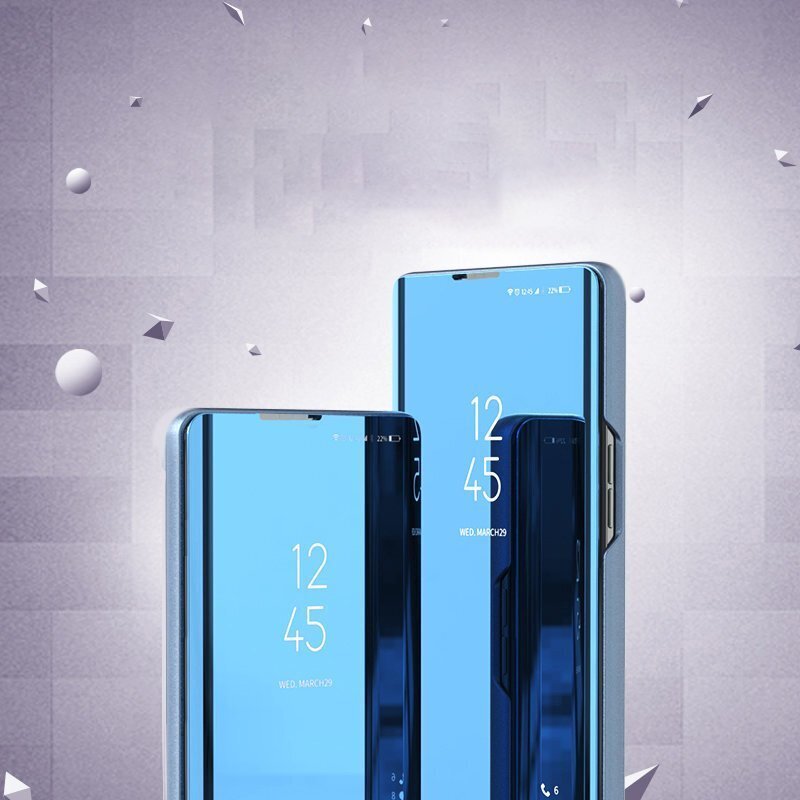Clear View Case flip cover for Samsung Galaxy A03s (166.5) blue (Light blue || Niebieski) hind ja info | Telefoni kaaned, ümbrised | kaup24.ee
