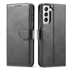 Magnet Case Elegant Case Cover Flip Cover Samsung Galaxy S22 + (S22 Plus) Black (Black) цена и информация | Чехлы для телефонов | kaup24.ee