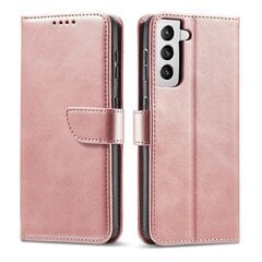 Magnet Case Elegant Case Cover Flip Cover Samsung Galaxy S22 + (S22 Plus) Pink (Pink) hind ja info | Telefoni kaaned, ümbrised | kaup24.ee