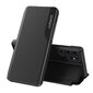 Eco Leather View Case elegant case with a flip cover and stand function for Samsung Galaxy S22 Ultra black (Black) цена и информация | Telefoni kaaned, ümbrised | kaup24.ee