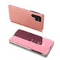 Clear View Case flip cover for Samsung Galaxy S22 Ultra pink (Pink) цена и информация | Telefoni kaaned, ümbrised | kaup24.ee