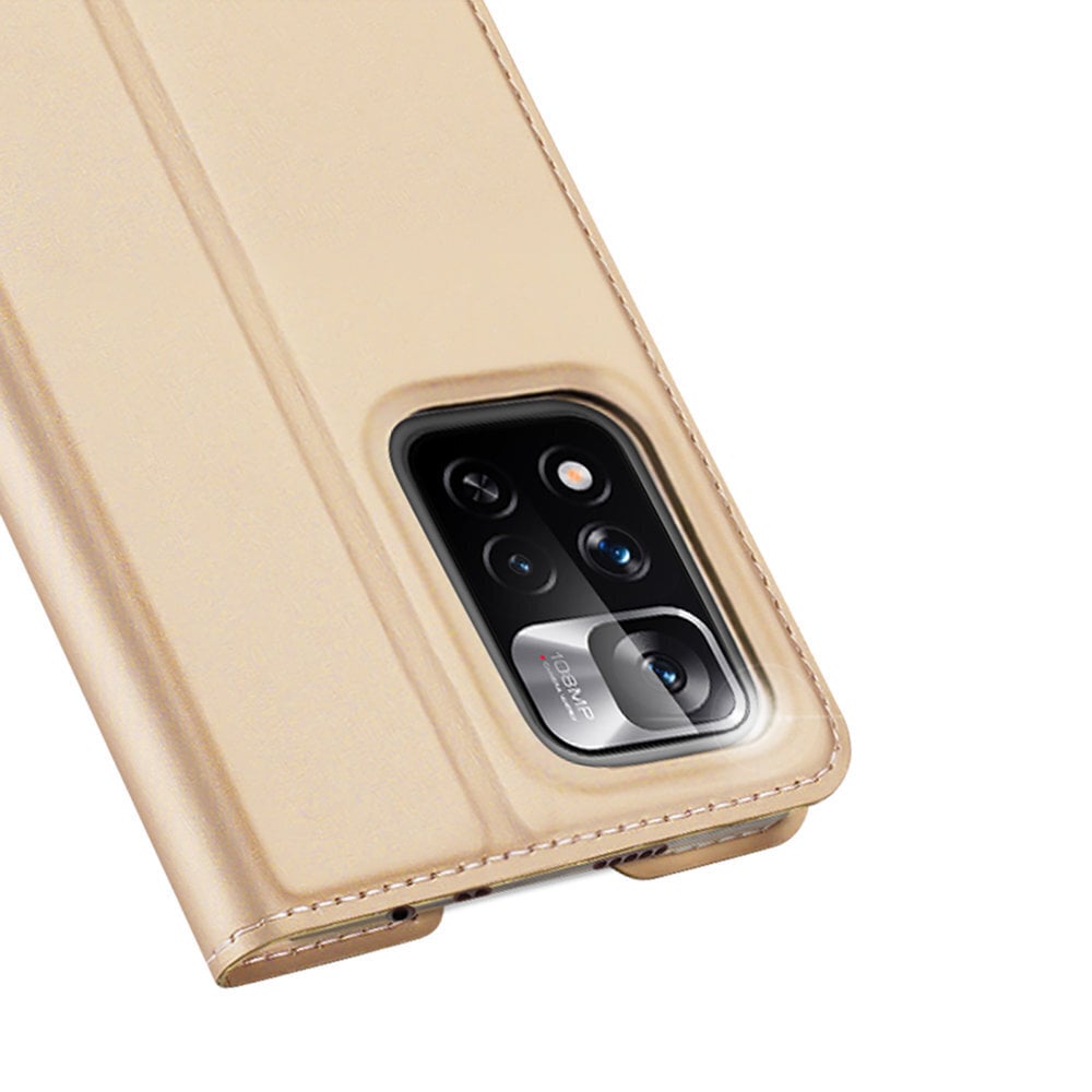 Dux Ducis Skin Pro holster case with flip cover Xiaomi Redmi Note 11 Pro+ 5G (China) / 11 Pro 5G (China) / Mi11i HyperCharge / POCO X4 NFC gold (Gold) цена и информация | Telefoni kaaned, ümbrised | kaup24.ee