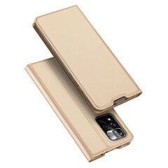 Dux Ducis Skin Pro holster case with flip cover Xiaomi Redmi Note 11 Pro+ 5G (China) / 11 Pro 5G (China) / Mi11i HyperCharge / POCO X4 NFC gold (Gold) hind ja info | Telefoni kaaned, ümbrised | kaup24.ee
