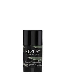 Pulkdeodorant Replay Signature meestele 75 ml hind ja info | Lõhnastatud kosmeetika meestele | kaup24.ee