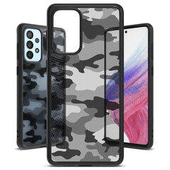 Ringke Fusion Matte TPU case with Samsung Galaxy A53 5G gel frame black () (Black) hind ja info | Telefoni kaaned, ümbrised | kaup24.ee