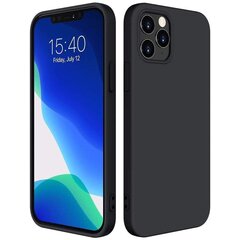 Silicone Case Soft Flexible Rubber Cover for Xiaomi Redmi Note 10 5G / Poco M3 Pro black (Black) hind ja info | Telefoni kaaned, ümbrised | kaup24.ee