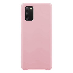 Silicone Case Soft Flexible Rubber Cover for Samsung Galaxy A03s pink (Pink) hind ja info | Telefoni kaaned, ümbrised | kaup24.ee
