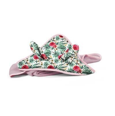 Kapuutsiga rätik BabyOno Bunny Ears, 939, roosa hind ja info | Vannitooted | kaup24.ee