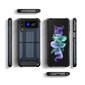 Hybrid Armor Case Tough Rugged Cover for Samsung Galaxy Z Flip 3 black hind ja info | Telefoni kaaned, ümbrised | kaup24.ee