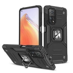 Wozinsky Ring Armor Tough Hybrid Case Cover + Magnetic Mount Xiaomi Redmi Note 11 Pro 5G (China) / Redmi Note 11 Pro + 5G (China) / Mi 11i (India) / Mi 11i HyperCharge / Poco X4 NFC 5G black (Black) цена и информация | Чехлы для телефонов | kaup24.ee