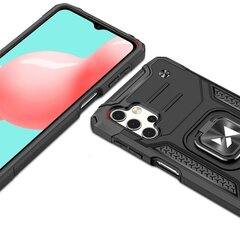 Wozinsky Ring Armor Tough Hybrid Case Cover + Magnetic Mount for Samsung Galaxy A13 5G black (Black) hind ja info | Telefoni kaaned, ümbrised | kaup24.ee