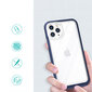 Clear 3in1 case for iPhone 11 Pro blue frame gel cover (Niebieski) цена и информация | Telefoni kaaned, ümbrised | kaup24.ee