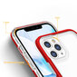 Clear 3in1 case for iPhone 11 Pro frame cover gel red (Red) цена и информация | Telefoni kaaned, ümbrised | kaup24.ee