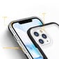 Clear 3in1 case for iPhone 11 Pro Max case gel cover with frame black (Black) цена и информация | Telefoni kaaned, ümbrised | kaup24.ee