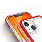 Clear 3in1 case for iPhone 13 mini gel cover with frame red (Red) hind ja info | Telefoni kaaned, ümbrised | kaup24.ee