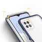 Clear 3in1 Case for Samsung Galaxy A22 5G Frame Gel Cover Blue (Niebieski) цена и информация | Telefoni kaaned, ümbrised | kaup24.ee