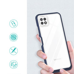 Чехол Hurtel Clear 3 в 1 для Samsung Galaxy A22 5G, синий цена и информация | Чехлы для телефонов | kaup24.ee