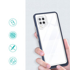 Чехол Hurtel Clear 3 в 1 для Samsung Galaxy A42 5G, синий цена и информация | Чехлы для телефонов | kaup24.ee