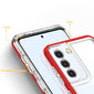 Clear 3in1 Case for Samsung Galaxy S21 5G Frame Gel Cover Red (Red) hind ja info | Telefoni kaaned, ümbrised | kaup24.ee