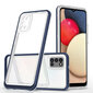 Clear 3in1 case for Samsung Galaxy A03s (166) frame gel cover blue (Niebieski) цена и информация | Telefoni kaaned, ümbrised | kaup24.ee