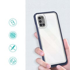 Clear 3in1 case for Samsung Galaxy A03s (166) frame gel cover blue (Niebieski) цена и информация | Чехлы для телефонов | kaup24.ee