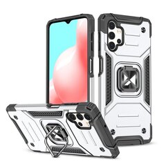 Wozinsky Ring Armor tough hybrid case cover + magnetic holder for Samsung Galaxy A73 silver (Silver) hind ja info | Telefoni kaaned, ümbrised | kaup24.ee