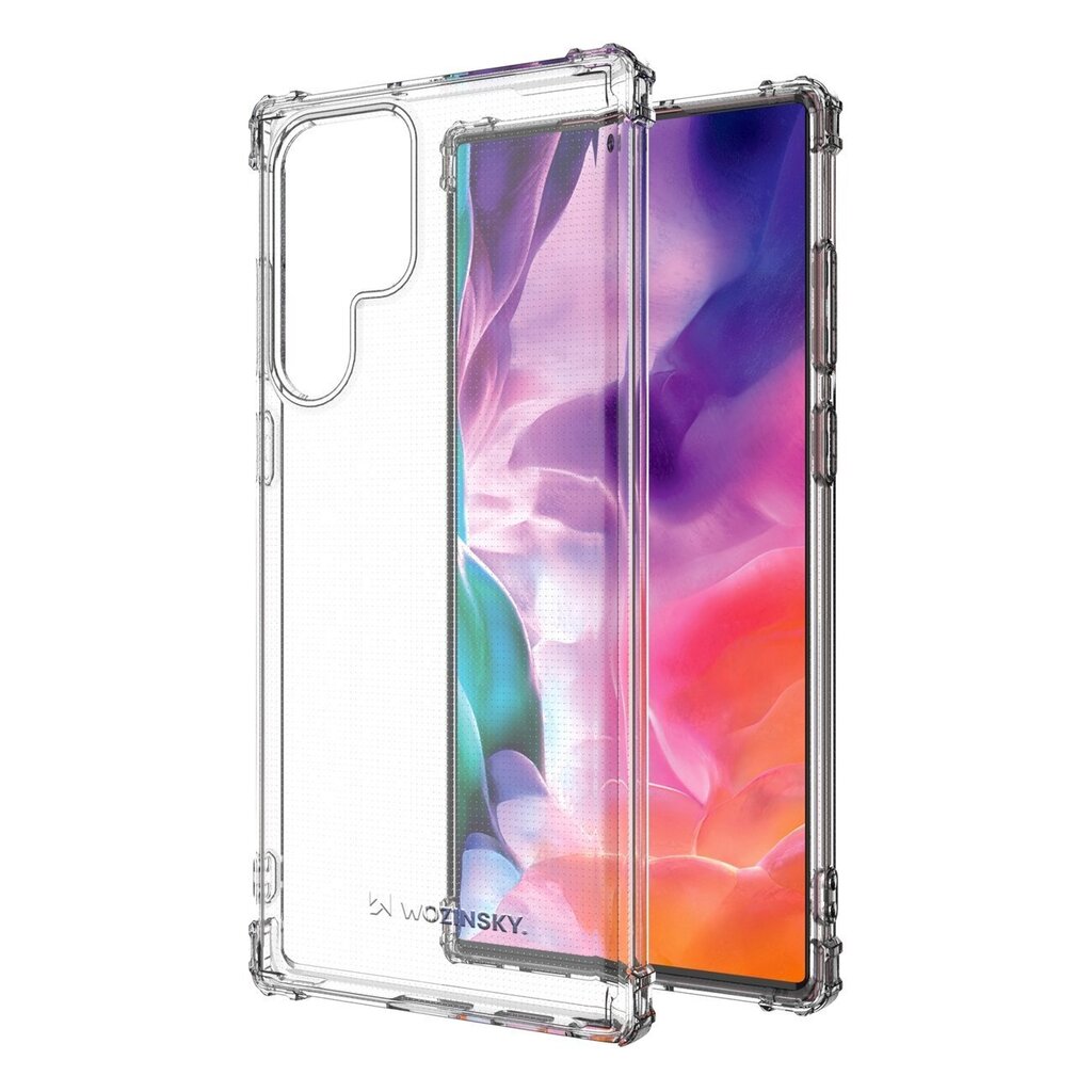 Wozinsky Anti Shock Armored Case for Samsung Galaxy S22 Ultra transparent hind ja info | Telefoni kaaned, ümbrised | kaup24.ee