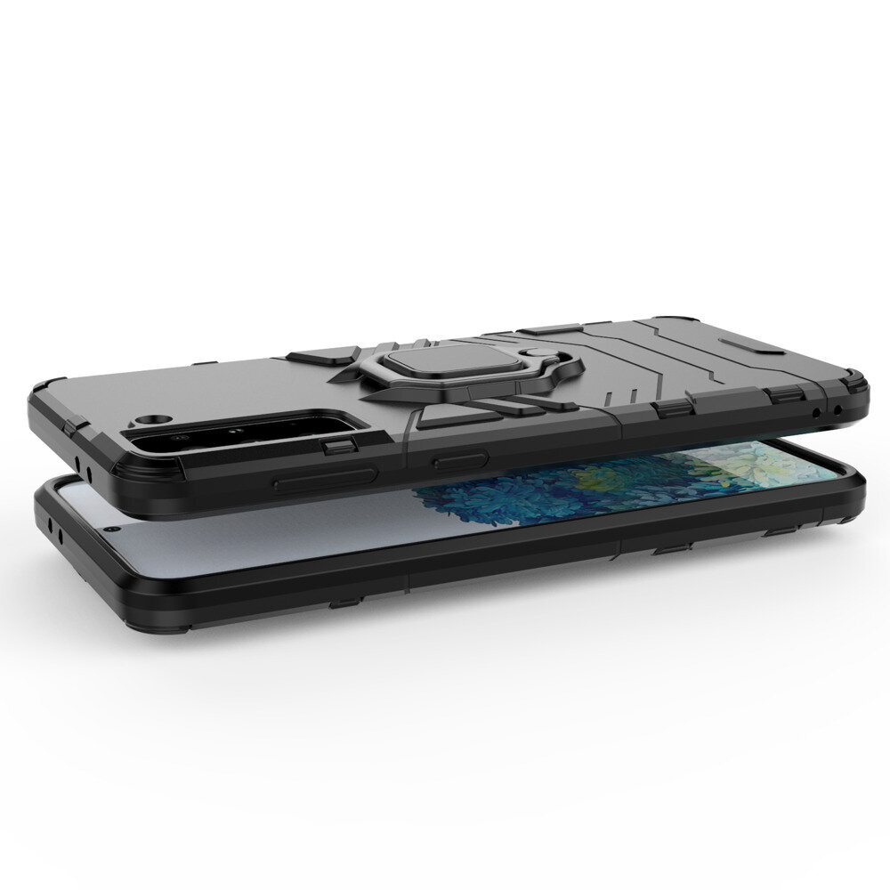 Ring Armor tough hybrid case cover + magnetic holder for Samsung Galaxy S22 black цена и информация | Telefoni kaaned, ümbrised | kaup24.ee