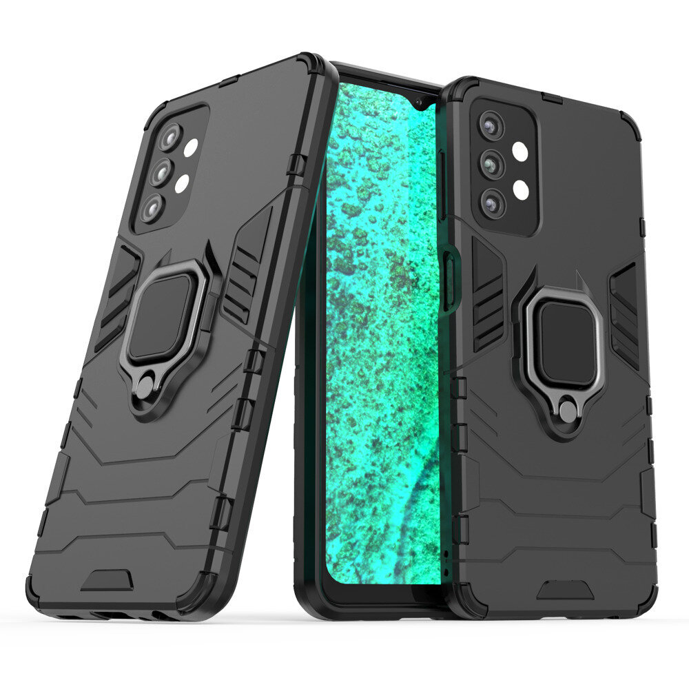 Ring Armor tough hybrid case cover + magnetic holder for Samsung Galaxy A33 5G black цена и информация | Telefoni kaaned, ümbrised | kaup24.ee