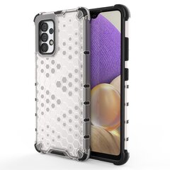 Honeycomb case armored cover with a gel frame for Samsung Galaxy A03s (166.5) transparent (Transparent) hind ja info | Telefoni kaaned, ümbrised | kaup24.ee