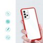 Clear 3in1 Case for Samsung Galaxy A73 Frame Cover Gel Red (Red) цена и информация | Telefoni kaaned, ümbrised | kaup24.ee