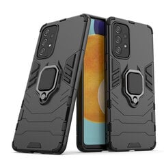 Ring Armor tough hybrid case cover + magnetic holder for Samsung Galaxy A73 black цена и информация | Чехлы для телефонов | kaup24.ee