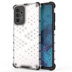 Honeycomb case armored cover with a gel frame for Samsung Galaxy A73 transparent (Transparent) цена и информация | Чехлы для телефонов | kaup24.ee