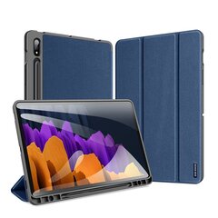 DUX DUCIS Domo Tablet Cover with Multi-angle Stand and Smart Sleep Function for Samsung Galaxy Tab S7+ (S7 Plus) / S7 FE / Tab S8+ (S8 Plus) blue (Light blue || Niebieski) hind ja info | Tahvelarvuti kaaned ja kotid | kaup24.ee
