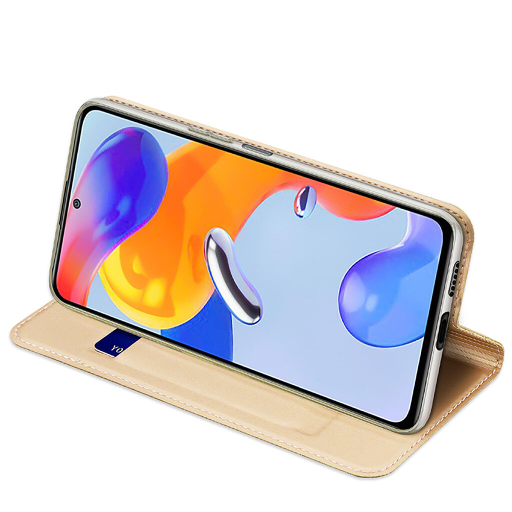 Dux Ducis Skin Pro Holster Cover Flip Cover for Xiaomi Redmi Note 11 Pro + 5G / 11 Pro 5G / 11 Pro gold (Gold) цена и информация | Telefoni kaaned, ümbrised | kaup24.ee