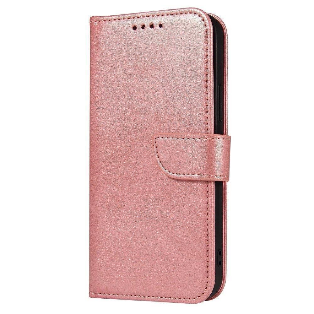 Magnet Case elegant case cover with a flap and stand function for Samsung Galaxy A03s (166.5) pink (Pink) hind ja info | Telefoni kaaned, ümbrised | kaup24.ee