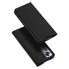 Dux Ducis Skin Pro Holster Cover Flip Cover for Xiaomi 12 Pro black (Black) hind ja info | Telefoni kaaned, ümbrised | kaup24.ee