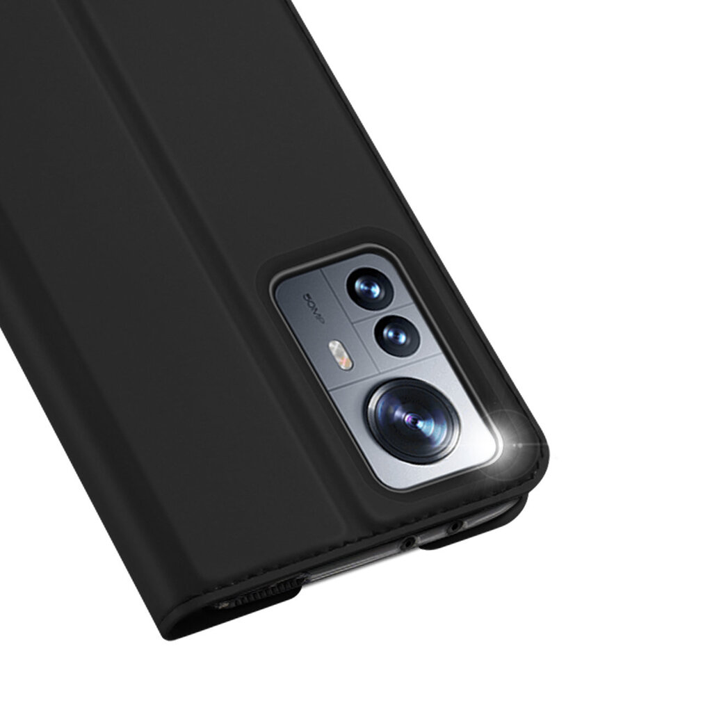 Dux Ducis Skin Pro Holster Cover Flip Cover for Xiaomi 12 Pro black (Black) цена и информация | Telefoni kaaned, ümbrised | kaup24.ee