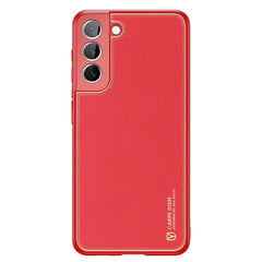 Dux Ducis Yolo elegant cover made of ecological leather for Samsung Galaxy S22 red (Red) hind ja info | Telefoni kaaned, ümbrised | kaup24.ee