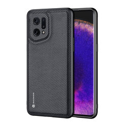 Dux Ducis Fino case is covered with nylon material Oppo Find X5 black hind ja info | Telefoni kaaned, ümbrised | kaup24.ee